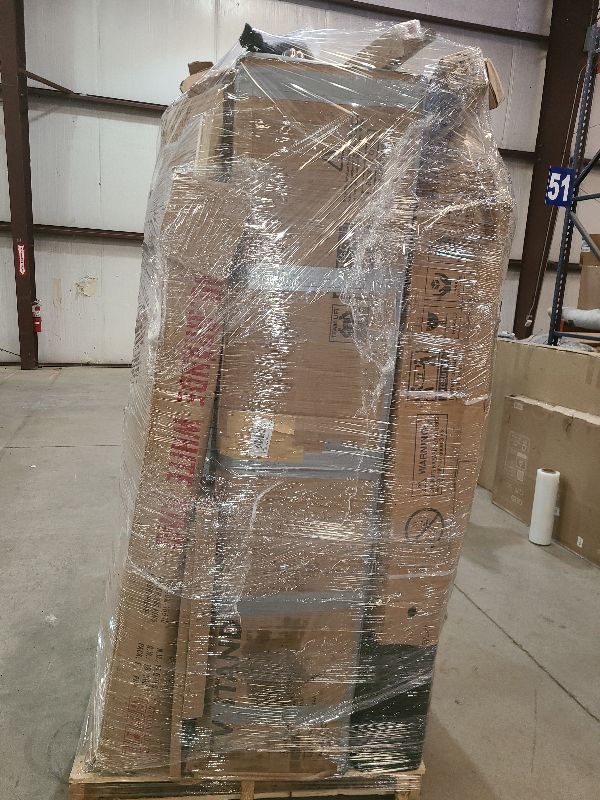 Photo 1 of As is general merchandise pallet roughly 60 items 
