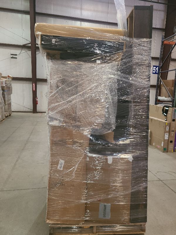 Photo 1 of As is general merchandise pallet roughly 60 items 
