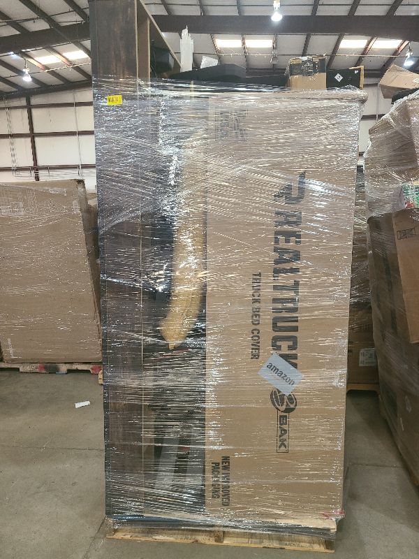 Photo 1 of As is general merchandise pallet roughly 60 items 
