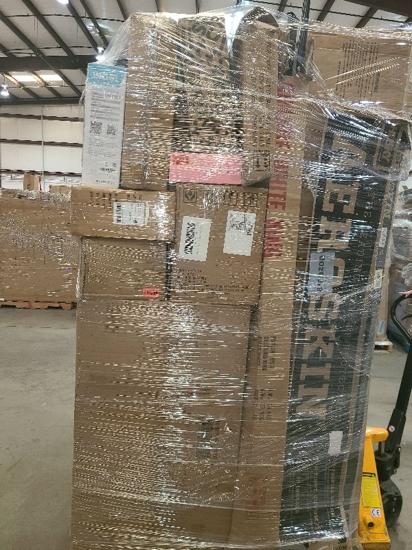 Photo 1 of As is general merchandise pallet roughly 60 items 