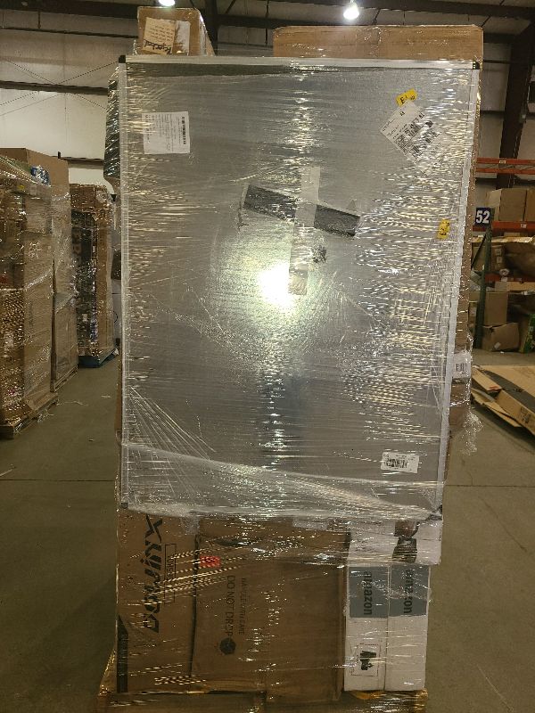 Photo 1 of As is general merchandise pallet roughly 60 items 

