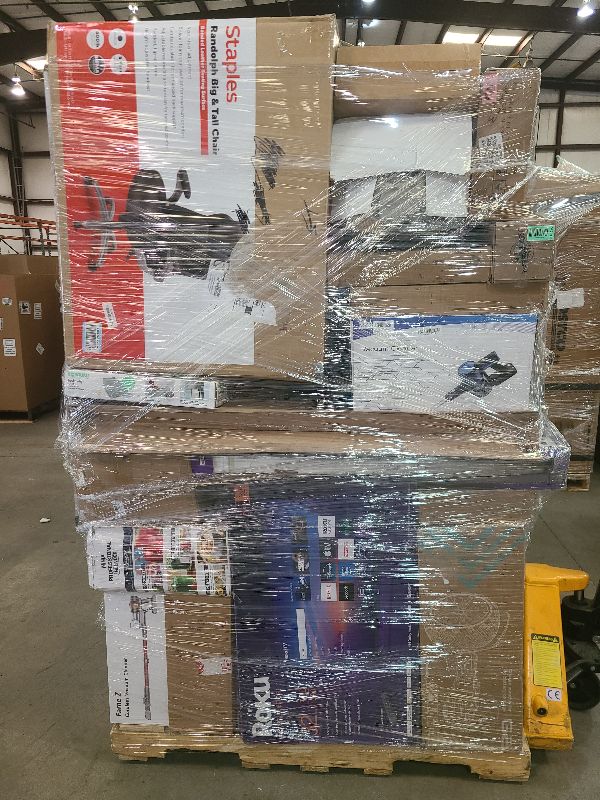Photo 1 of As is general merchandise pallet roughly 60 items 
