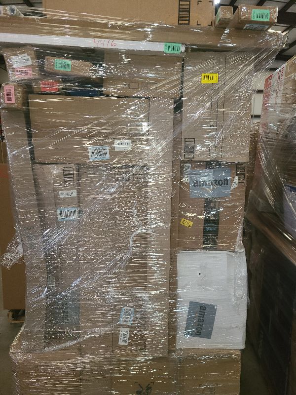 Photo 1 of As is general merchandise pallet roughly 60 items