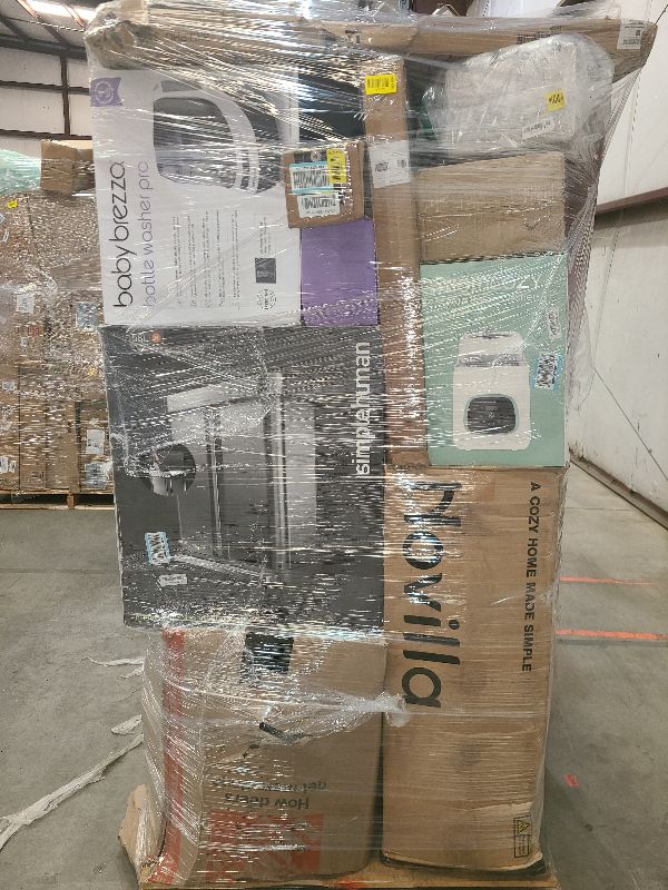 Photo 1 of As is general merchandise pallet roughly 60 items 
