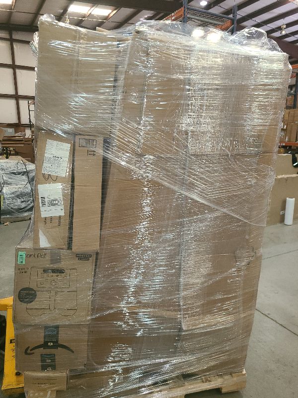 Photo 1 of As is general merchandise pallet roughly 60 items 