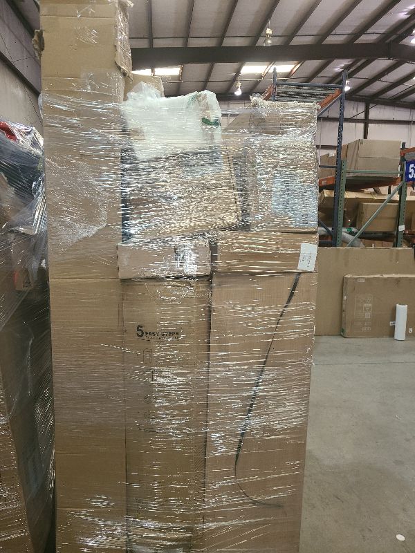 Photo 1 of As is general merchandise pallet roughly 60 items