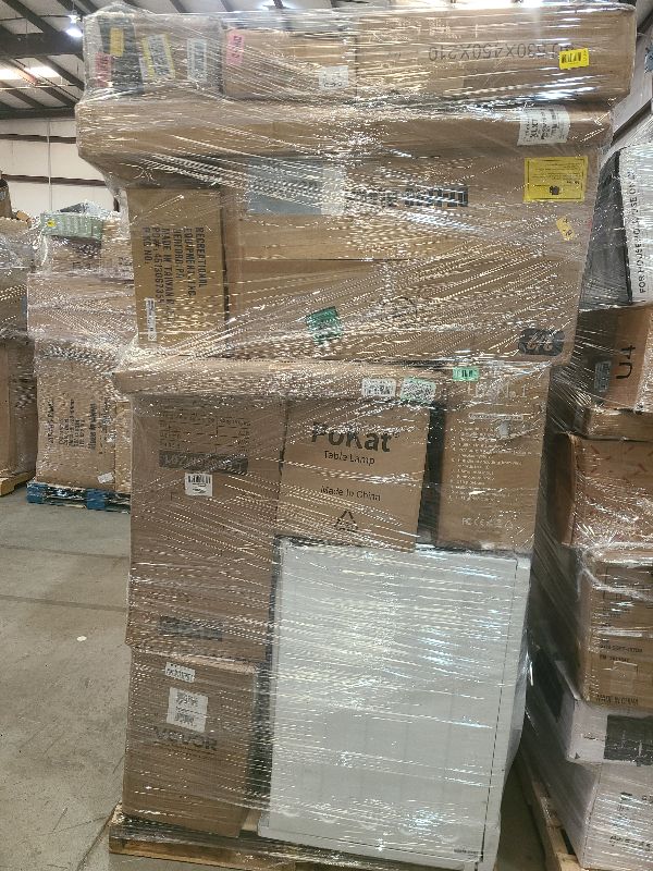 Photo 1 of As is general merchandise pallet roughly 60 items