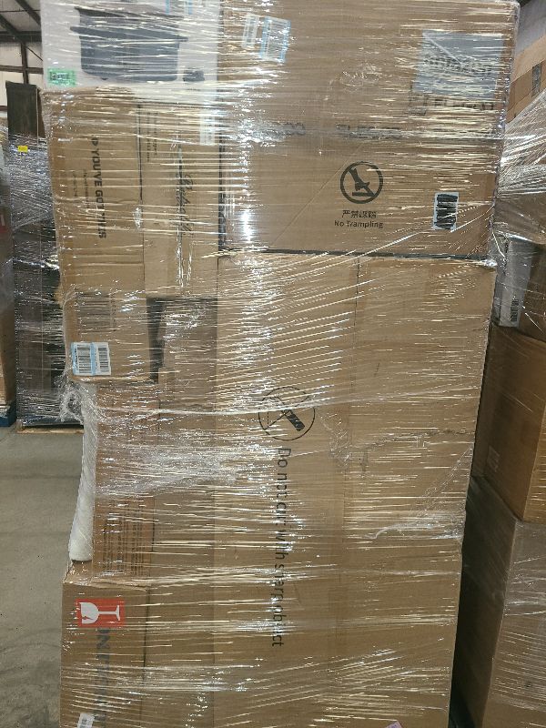 Photo 1 of As is general merchandise pallet roughly 60 items 
