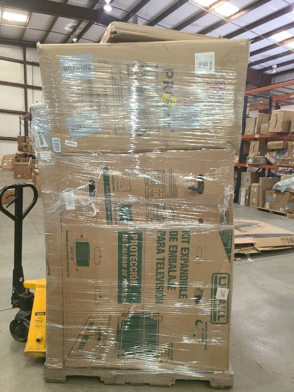 Photo 1 of As is general merchandise pallet roughly 60 items 
