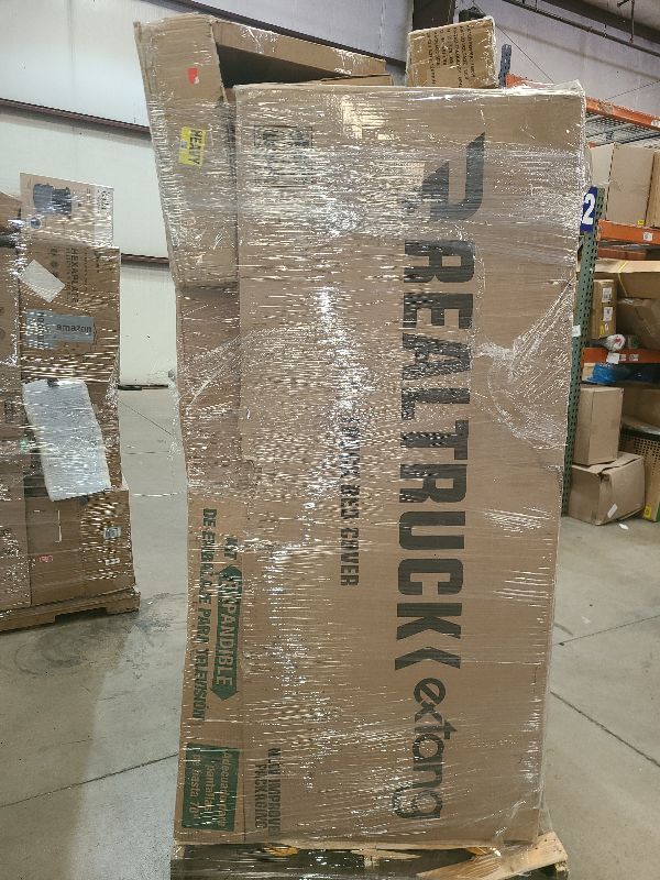 Photo 1 of As is general merchandise pallet roughly 60 items 
