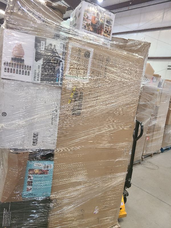 Photo 1 of As is general merchandise pallet roughly 60 items 
