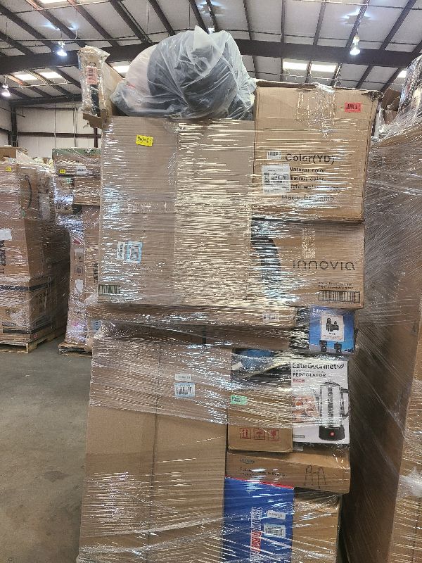 Photo 1 of As is general merchandise pallet roughly 60 items 