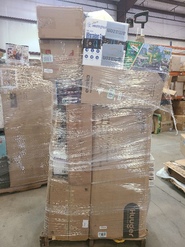 Photo 1 of As is general merchandise pallet roughly 60 items 