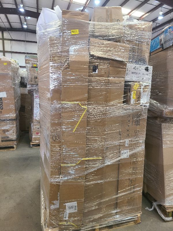 Photo 1 of As is general merchandise pallet roughly 60 items