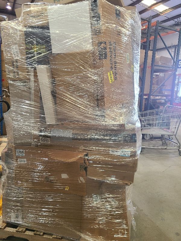 Photo 1 of As is general merchandise pallet roughly 60 items