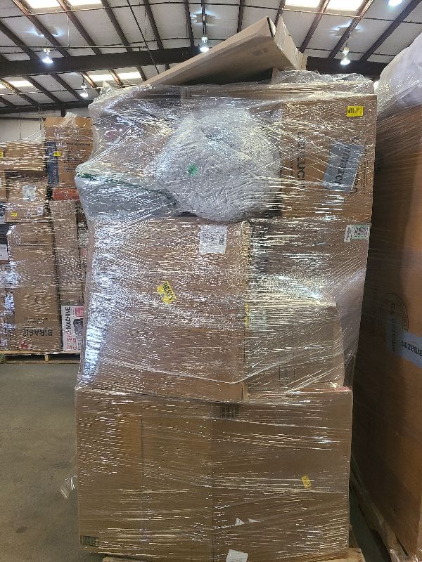 Photo 1 of As is general merchandise pallet roughly 60 items