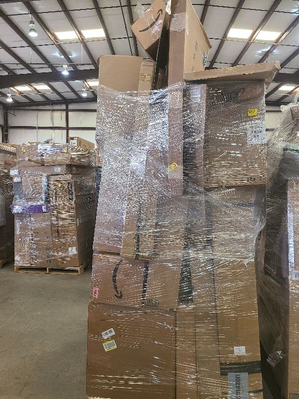 Photo 1 of As is general merchandise pallet roughly 60 items 
