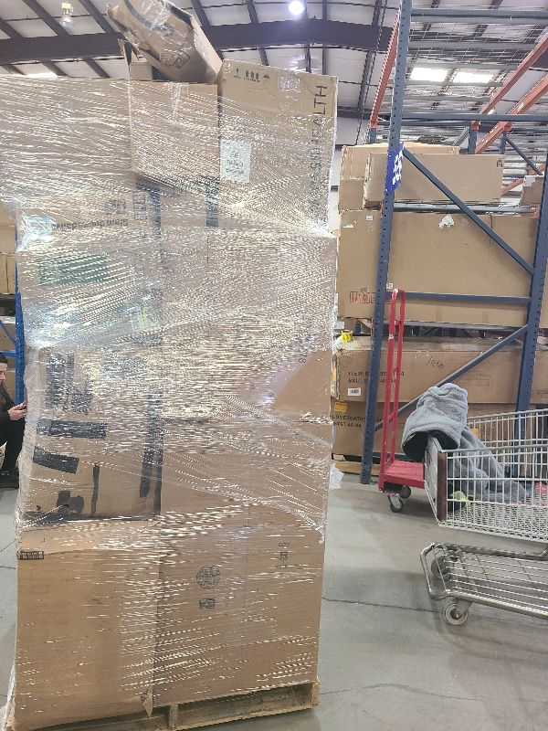 Photo 1 of As is general merchandise pallet roughly 60 items 
