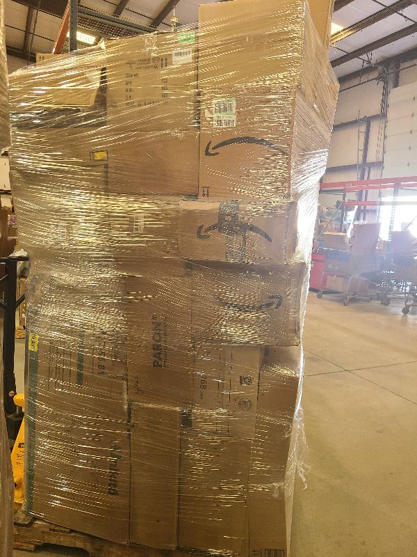 Photo 1 of As is general merchandise pallet roughly 60 items 