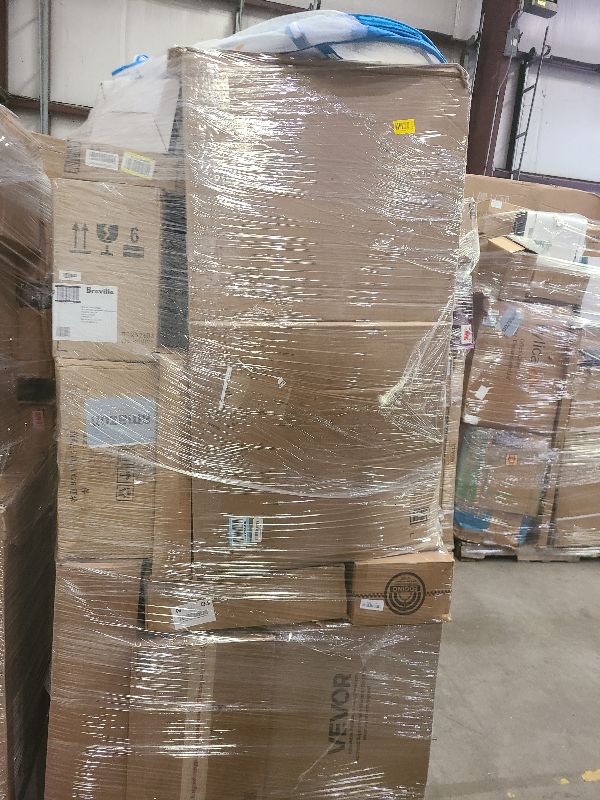 Photo 1 of As is general merchandise pallet roughly 60 items 