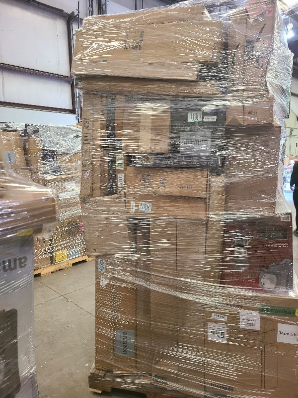 Photo 1 of As is general merchandise pallet roughly 60 items 
