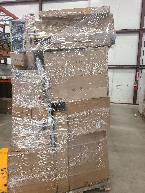 Photo 1 of As is general merchandise pallet roughly 60 items 
