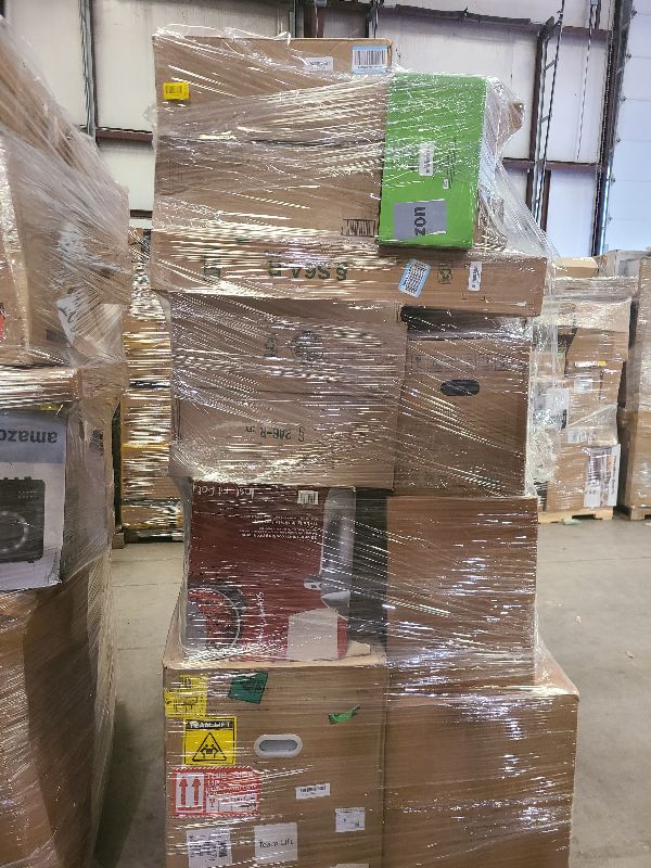 Photo 1 of As is general merchandise pallet roughly 60 items 
