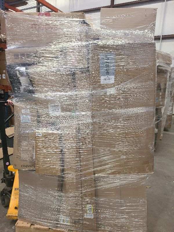 Photo 1 of As is general merchandise pallet roughly 60 items