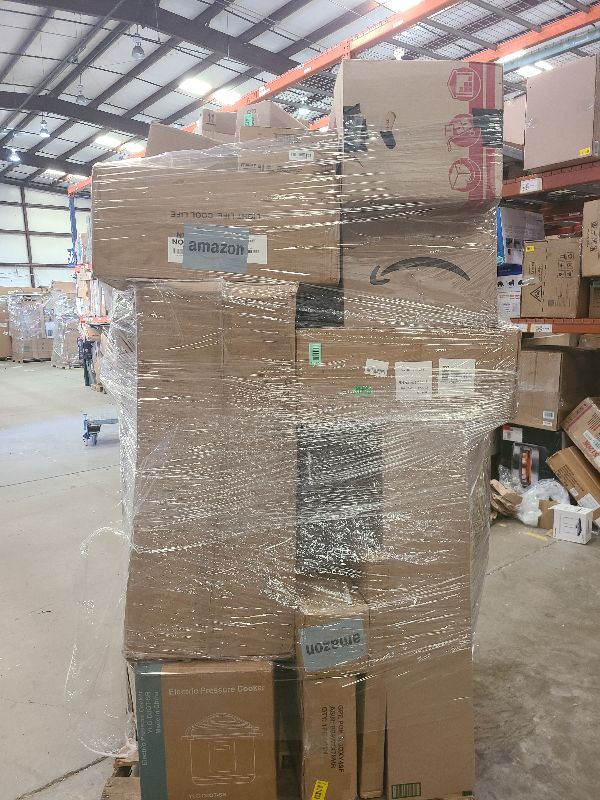 Photo 1 of As is general merchandise pallet roughly 60 items 