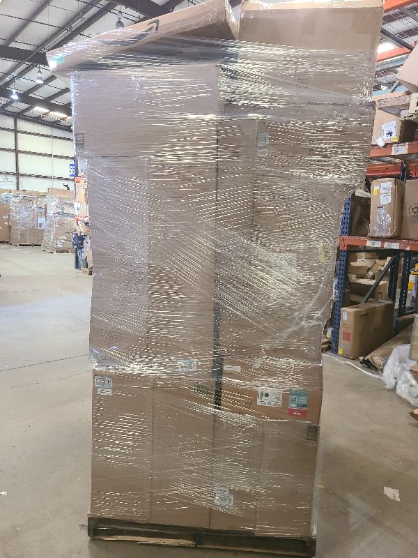 Photo 1 of As is general merchandise pallet roughly 60 items 
