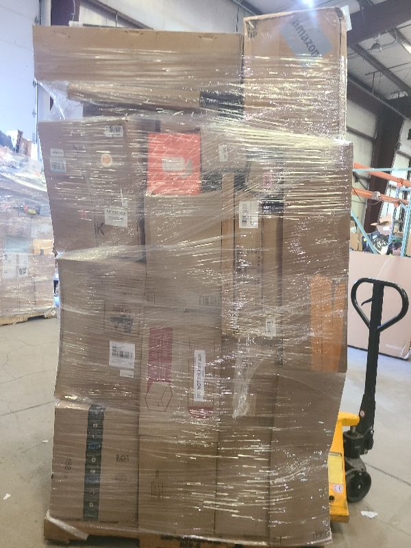 Photo 1 of As is general merchandise pallet roughly 60 items 
