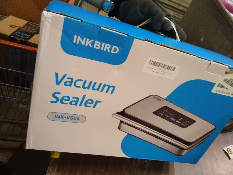 Photo 1 of INKBIRD Vacuum Sealer Machine with 160W Double Pump, Full Automoatic Pro Vacuum Sealer for Food Preservation with Liquid/Moist/Dry Food, Food Sealer with Removable Drip Tray, Roll Storage and Cutter