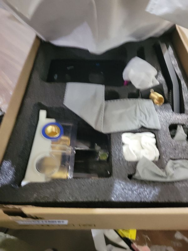 Photo 1 of 10 Inch Rainfall Shower System - Wall Mounted Complete Combo with Solid Brass Pressure Balancing Valve, High Pressure Shower Head, Handle Set & Installation Accessories Matte Black