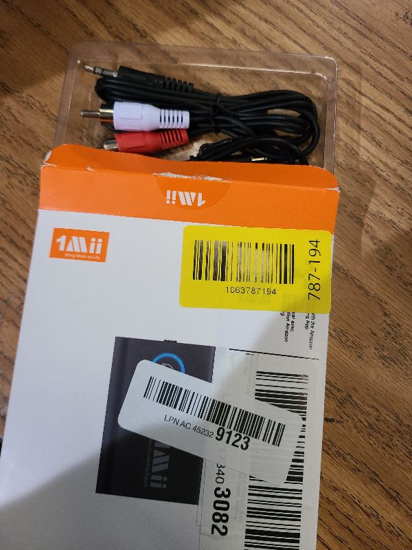 Photo 1 of 1Mii Bluetooth 5.3 Transmitter Receiver for TV to Wireless Headphones, Dual Link aptX Adaptive/Low Latency/HD Audio, Aux Bluetooth Audio Receiver Adapter for Home Stereo, Airplane, Boat, Gym