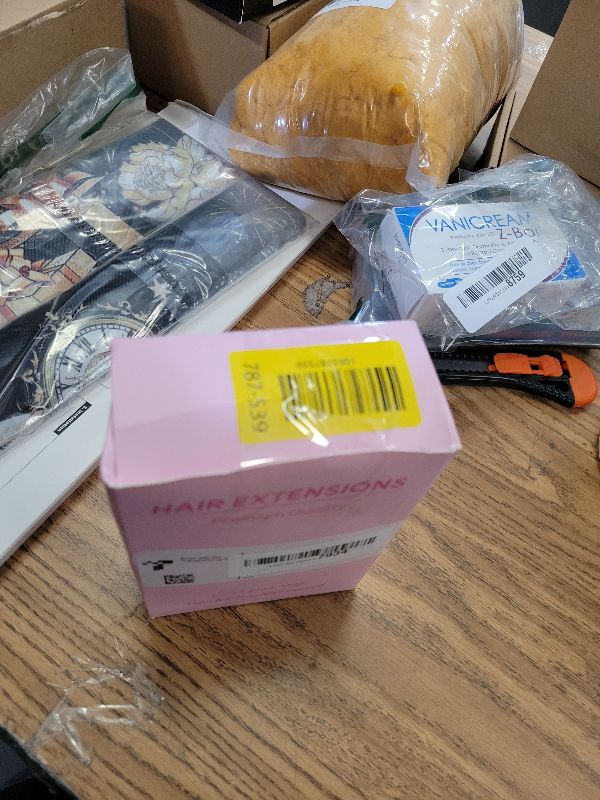 Photo 1 of 10 Inch Short Ponytail Extension - Clip in Ponytail Hair Extensions, Straight Pony Tails Hair Extensions, Synthetic Claw Clip Ponytail Extension for Women (Color: Light Brown Mixed Blonde)