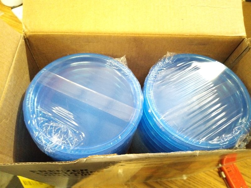 Photo 1 of 12 Pack-16 OZ Freezer Storage Containers, Small Plastic Containers with Twist Top Lids, BPA Free Food Storage Containers, Reusable Soup Container Microwave/Dishwasher Safe