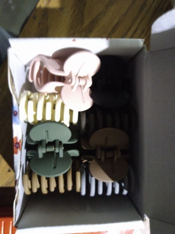 Photo 1 of 1.6" Matte Small Double Row Teeth Hair Clips for Women - Strong Hold Jaw Clamps for Thin, Fine & Thick Hair