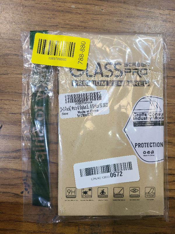 Photo 1 of [3+3 Pack] Moto G Stylus 5G 2022 Screen Protector + Camera Lens Protector, 9H Tempered Glass, Anti Scratch, Easy Installation, Bubble Free, HD Screen Protector for Motorola Moto G Stylus 5G 2022