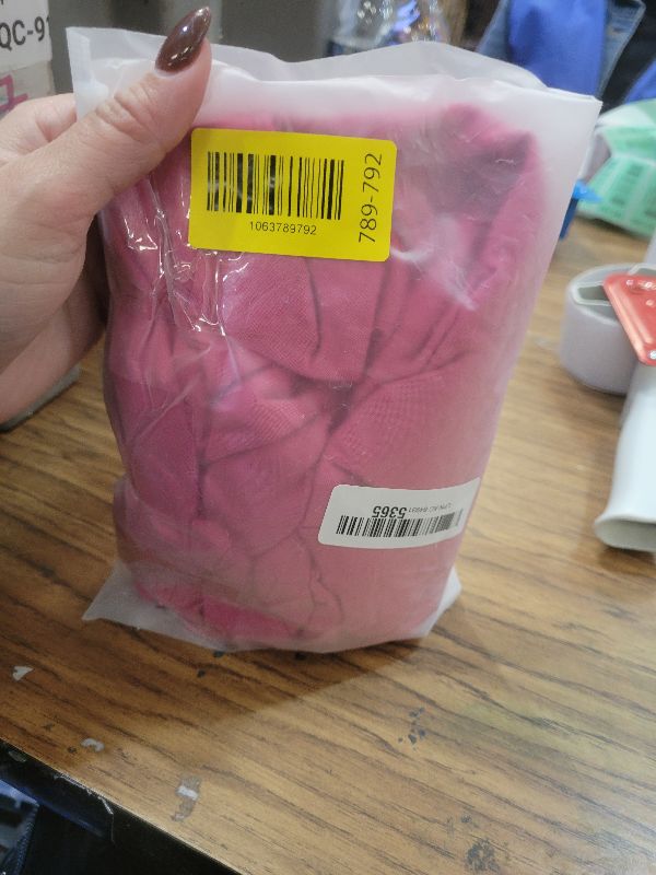 Photo 1 of 2 Pack Dining Chair Covers, Stretch Spandex Removable Washable Protector Chair Slipcovers for Dining Room Kitchen Hotel (Rosy)