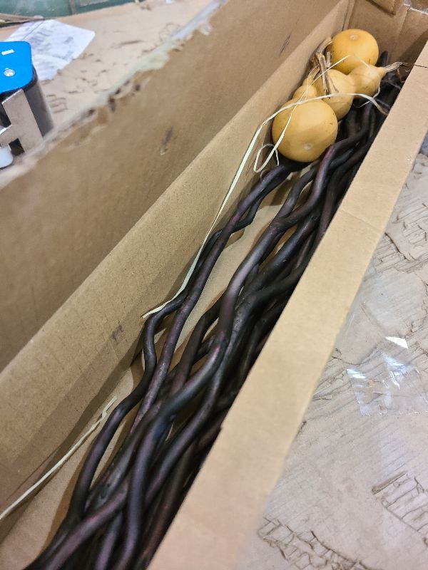 Photo 1 of 14-15 Pcs Dried Curly Willow Branches, 21-23 Inch Natural Dried Plants Decorative Branches Sticks for DIY Crafts, Vases Wedding Home Décor, Brown