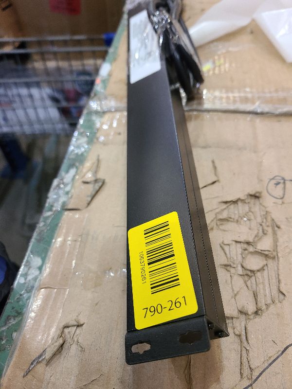 Photo 1 of 10 Outlet Metal Power Strip with 2100J Surge Protector, Heavy Duty 6FT Extension Cord, Wide Spaced Outlets and Wall Mount for Garage, Workshop, Industrial, Home, Ideal Gift for Father (6ft)