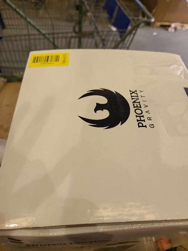 Photo 1 of 2.25 G Gravity Water Filter System | Dual Carbon Filtration | NSF/ANSI 42 & 372 Certified | Countertop Stainless Steel Water Filter | AISI 304 | 2 Carbon Filters | No Electricity Required | Portable