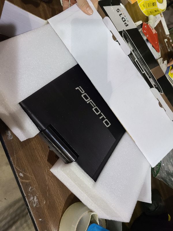 Photo 1 of 17.5” Portable DVD Player with 15.6” Large HD Screen, 6 Hours Rechargeable Battery, Dual Speakers, Region Free, Remote Control, Support Multi-Format Sync TV, USB/SD, Black