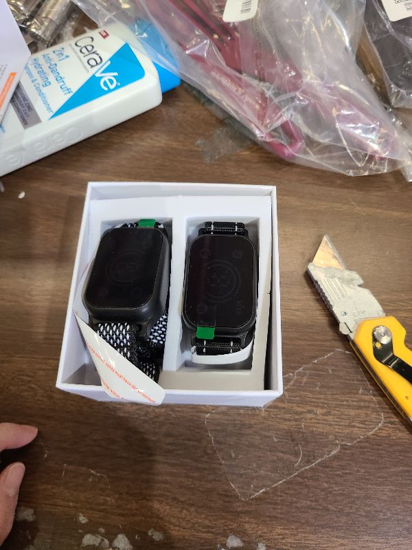 Photo 1 of 2 Pack Bark Collar for Small Dogs 5-15lbs, Medium, Puppy, Mini Dog, Rechargeable Smart Training Collar, Anti Barking Device with 5 Adjustable Sensitivity, Beep, Vibration