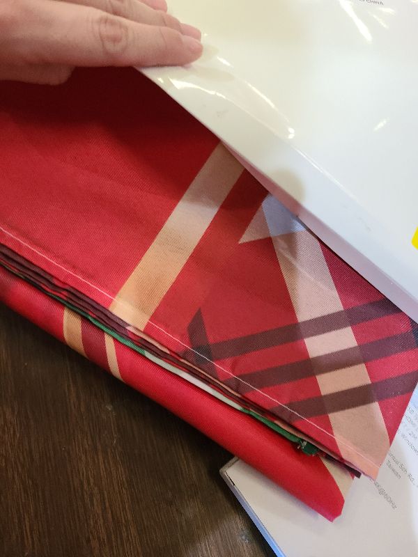 Photo 1 of 2 Pieces Christmas Door Cover Buffalo Checkered Plaid Photography Backdrop Bowknot Gift Box Door Hanging Covers Merry Christmas Door Decoration for Home Wall Outdoor Indoor Party Holiday Xmas Eve