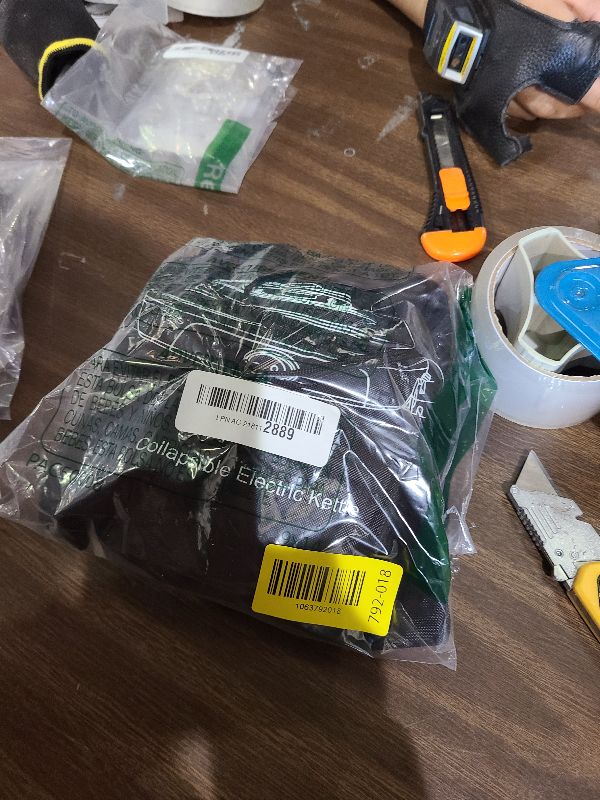 Photo 1 of 110V 555ML Ultrathin Travel Foldable Electric Kettle with Separable Power Cord and Handle, Boil Dry Protection, Food Grade Silicone