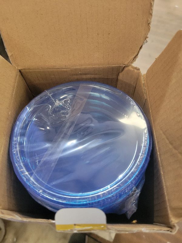 Photo 1 of 10 Pack 17oz Reusable Freezer Storage Containers with Twist Top Lids Airtight, Clear Plastic Food Storage Meal Prep Containers for Leftover Lunch Fruit Salad Oats, Small Soup Container Microwave Safe