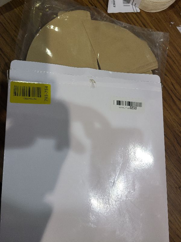 Photo 1 of 200 Count Coffee Filter, Unbleached Cone Filters for 2-4 Cup Brewers, Biodegradable and Chemical-Free Coffee Filters for Home, Travel & Office (Size #2)