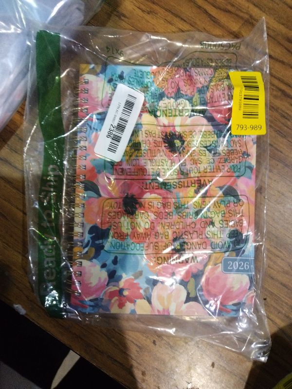 Photo 1 of 2026 Planner, Weekly and Monthly Calendar Planner for Women, Jan 2026 - Dec 2026, Hardcover Planning Agenda book with Tabs, Spiral Bound, Inner Pocket, Perfect for School Office Supplies, 6.3" x 8.5" - Pastel Garden