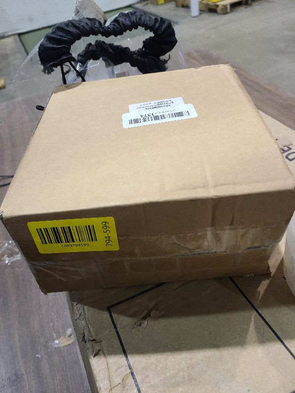 Photo 1 of 16/3 75 Ft Outdoor Extension Cord Waterproof, Weatherproof & Flame Retardant Black 3 Prong Power Cord Outside for Lawn & Garden, 10 Amps 1250 Watts 125 VAC 16AWG SJTW, ETL Listed